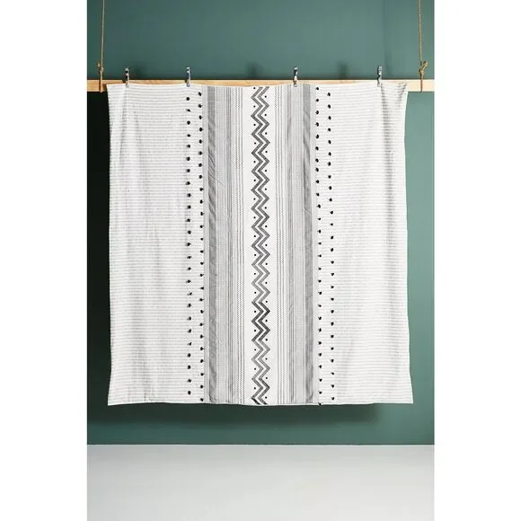 New Anthropologie Embellished Pendana Twin Duvet